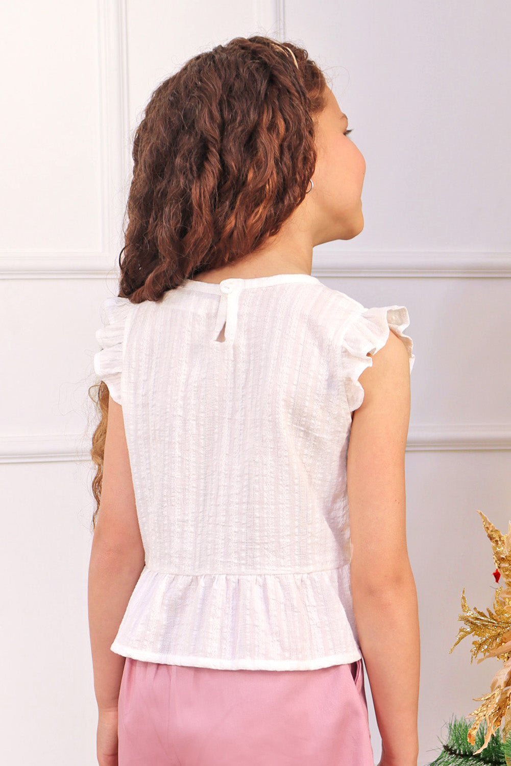Blusa con Escote Corazón y Faldón