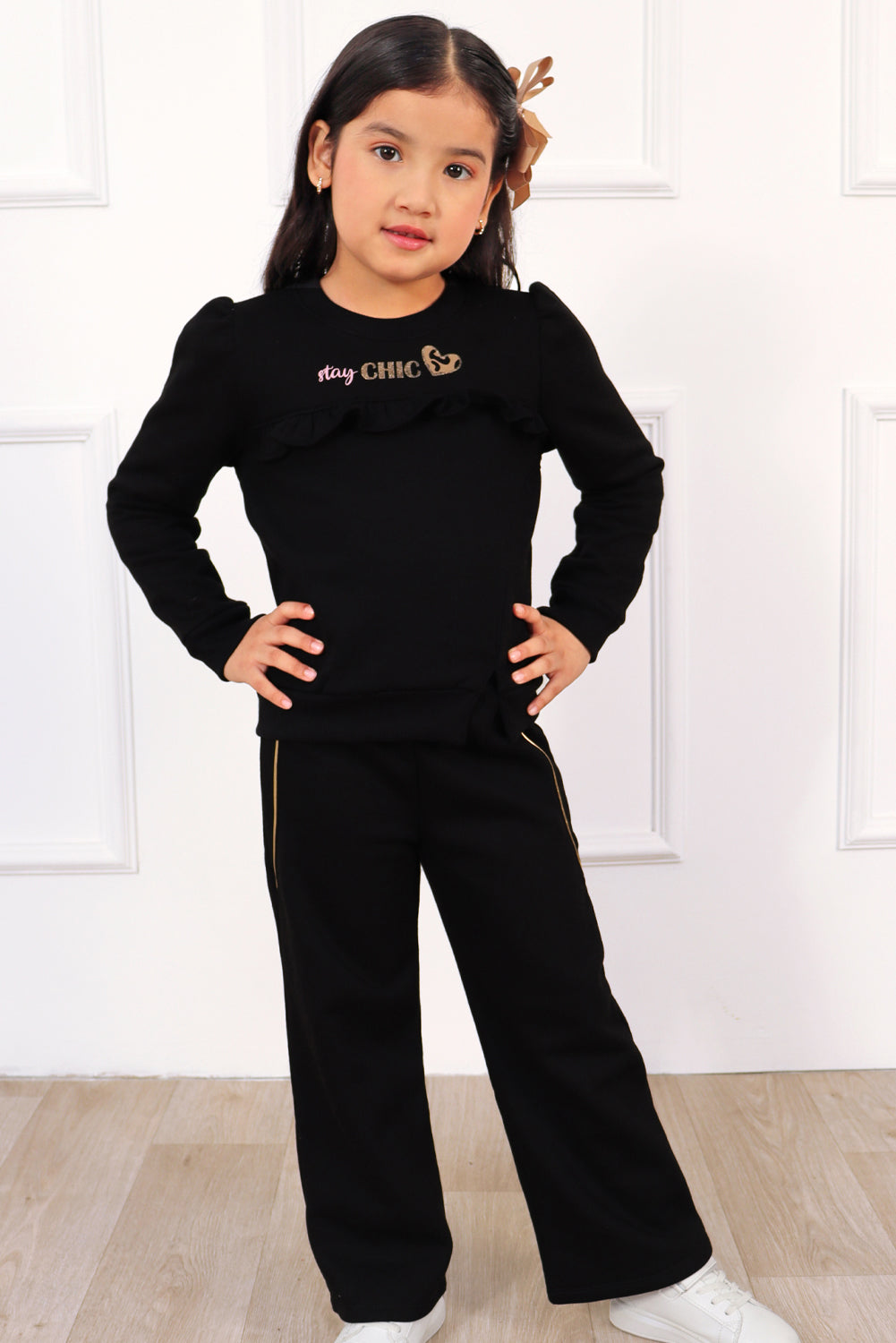 CONJUNTO DE BUZO ASIMETRICO CON PALAZO