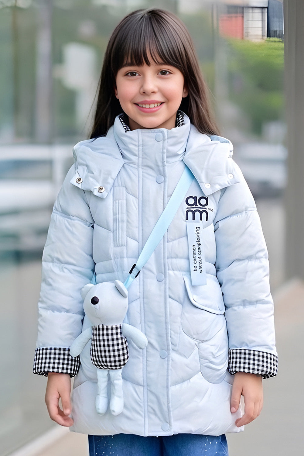 Chaqueta Impermeable con Osito