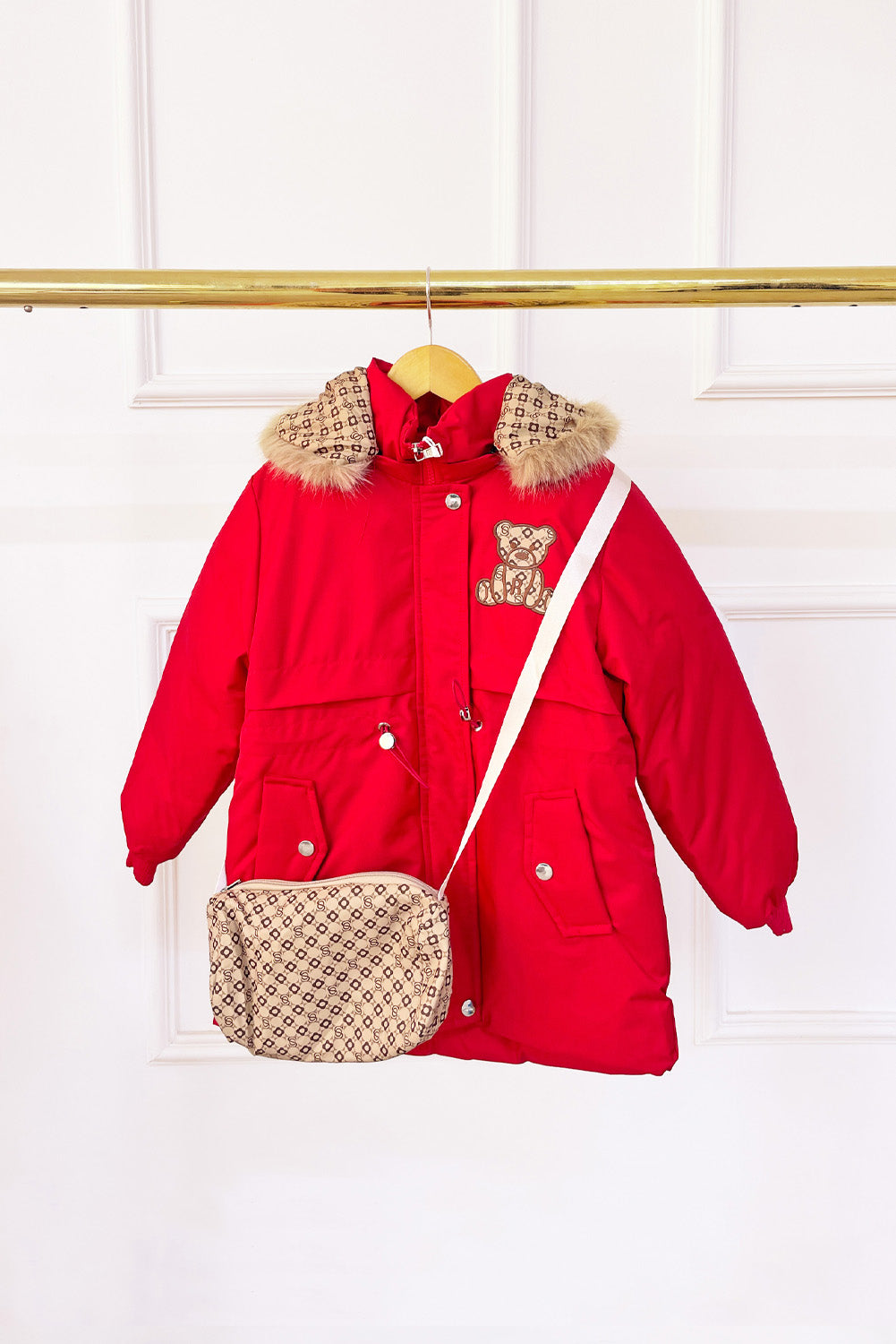 Chaqueta Impermeable con Cartera