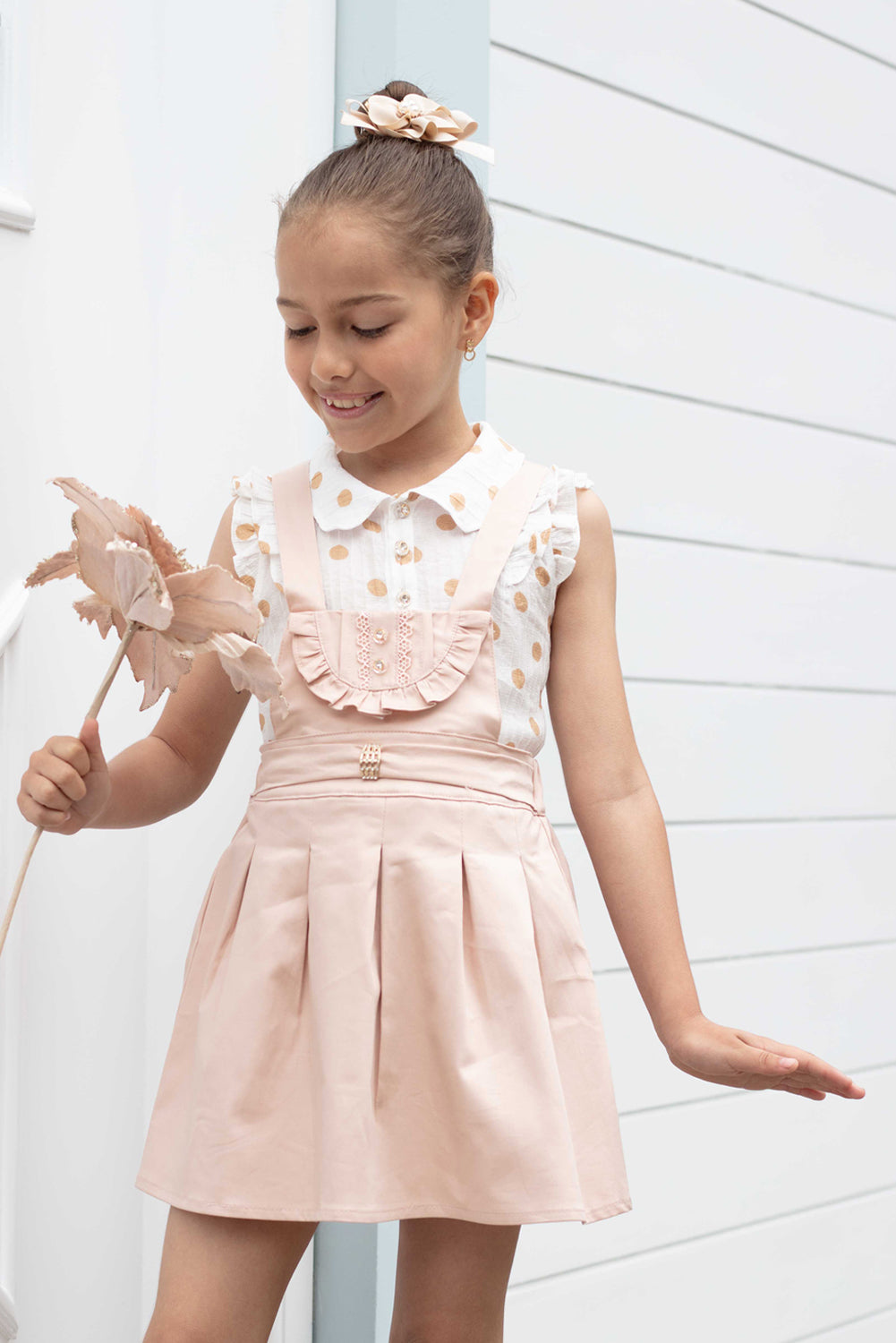 Jumper en drill satinado