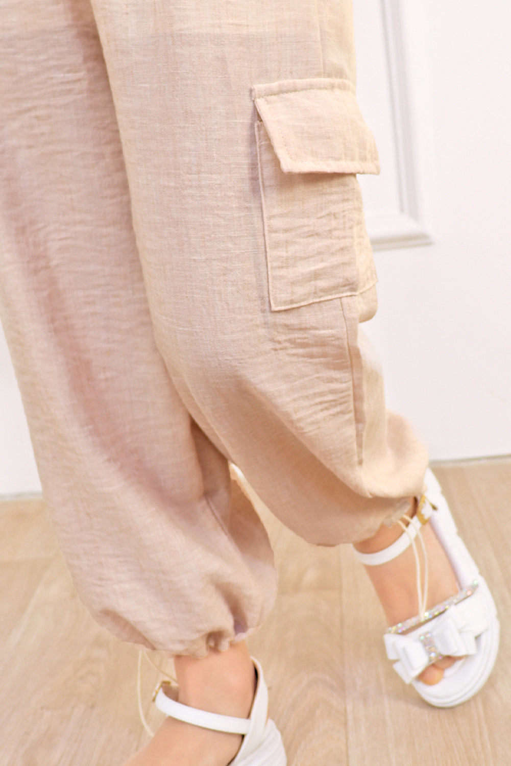 Pantalon cargo con short interno