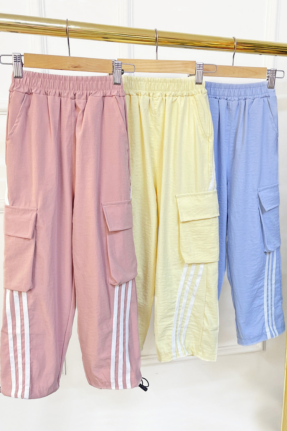 Pantalón con Pretina Elasticada y Bolsillos