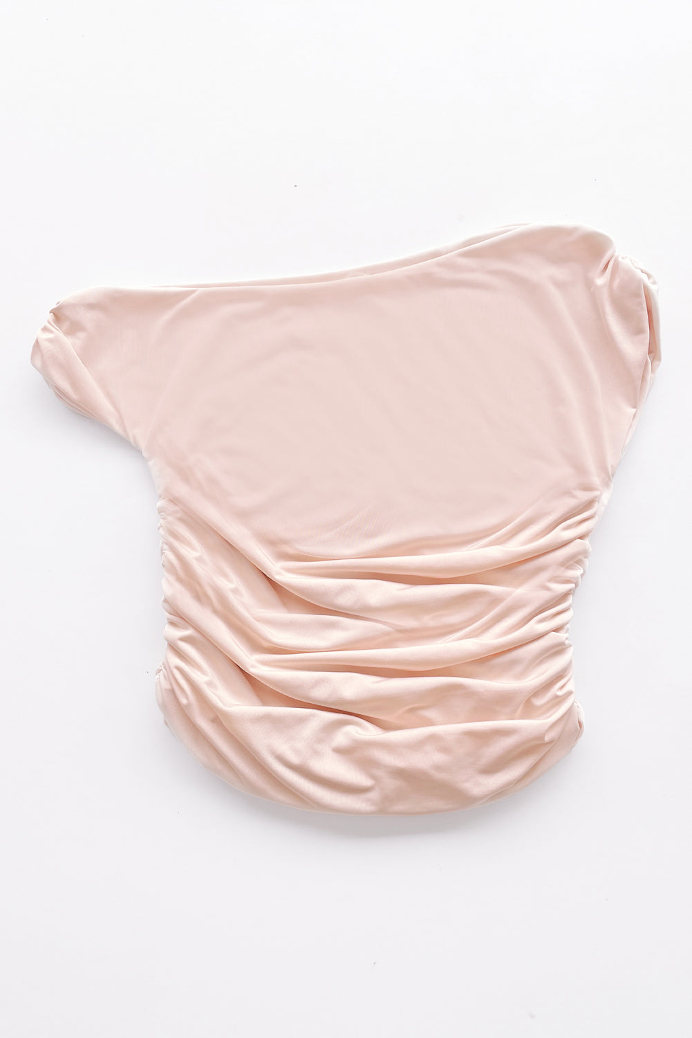 Top de hombro descubierto con delicado elasticado