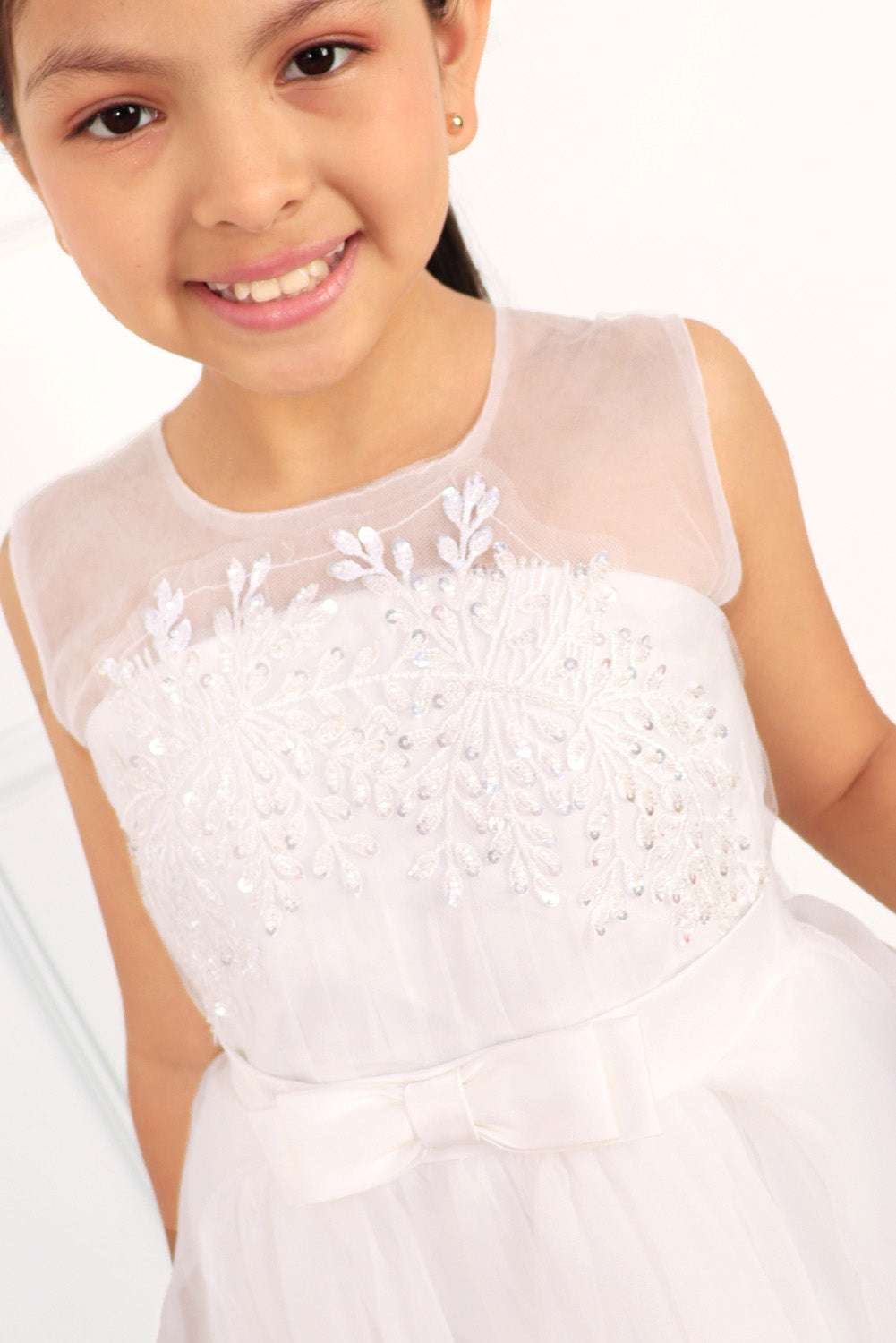 Vestido con Tull en Capas