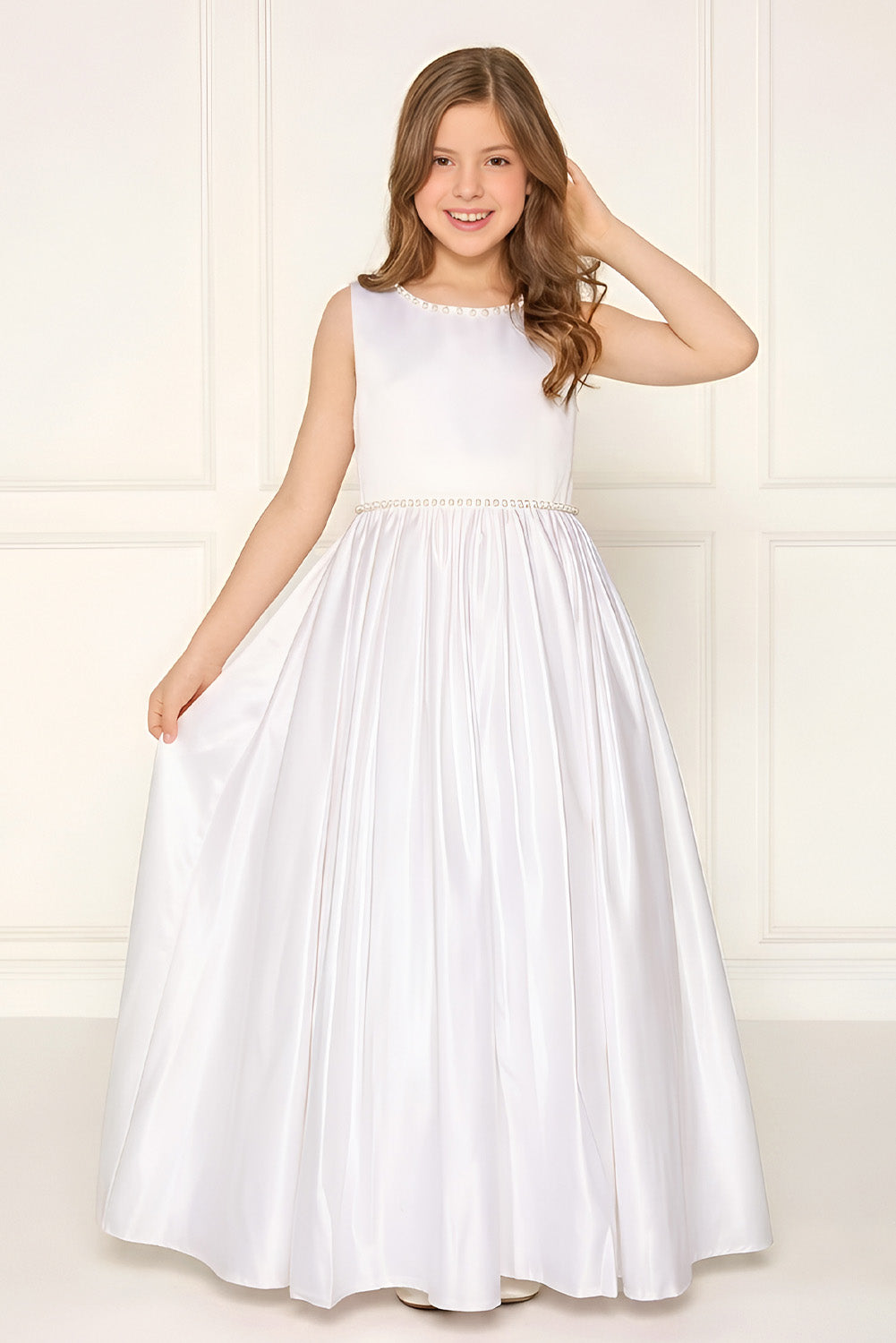 Vestido de Comunión con Perlas