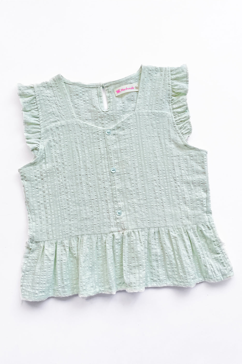Blusa  con Escote Corazón y Faldón