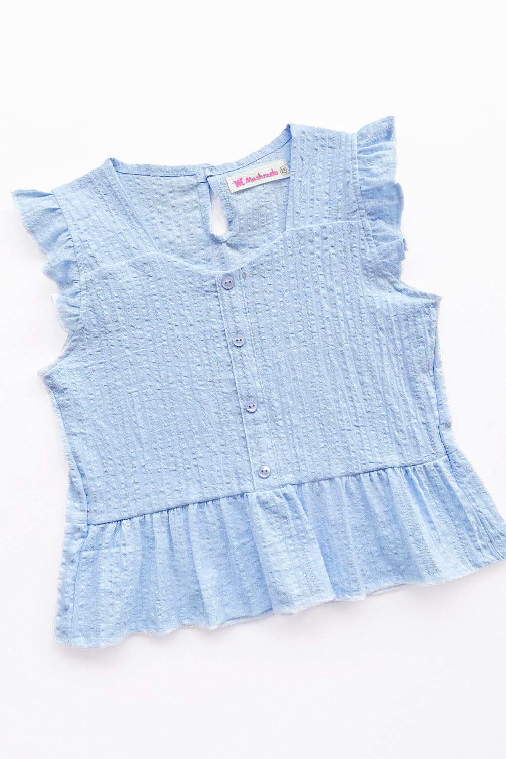 Blusa  con Escote Corazón y Faldón