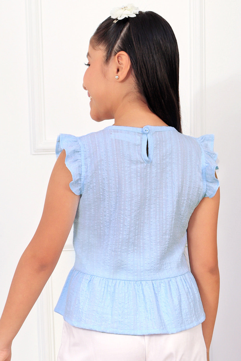 Blusa  con Escote Corazón y Faldón