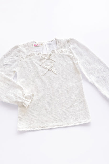 Blusa en Tela Labrada