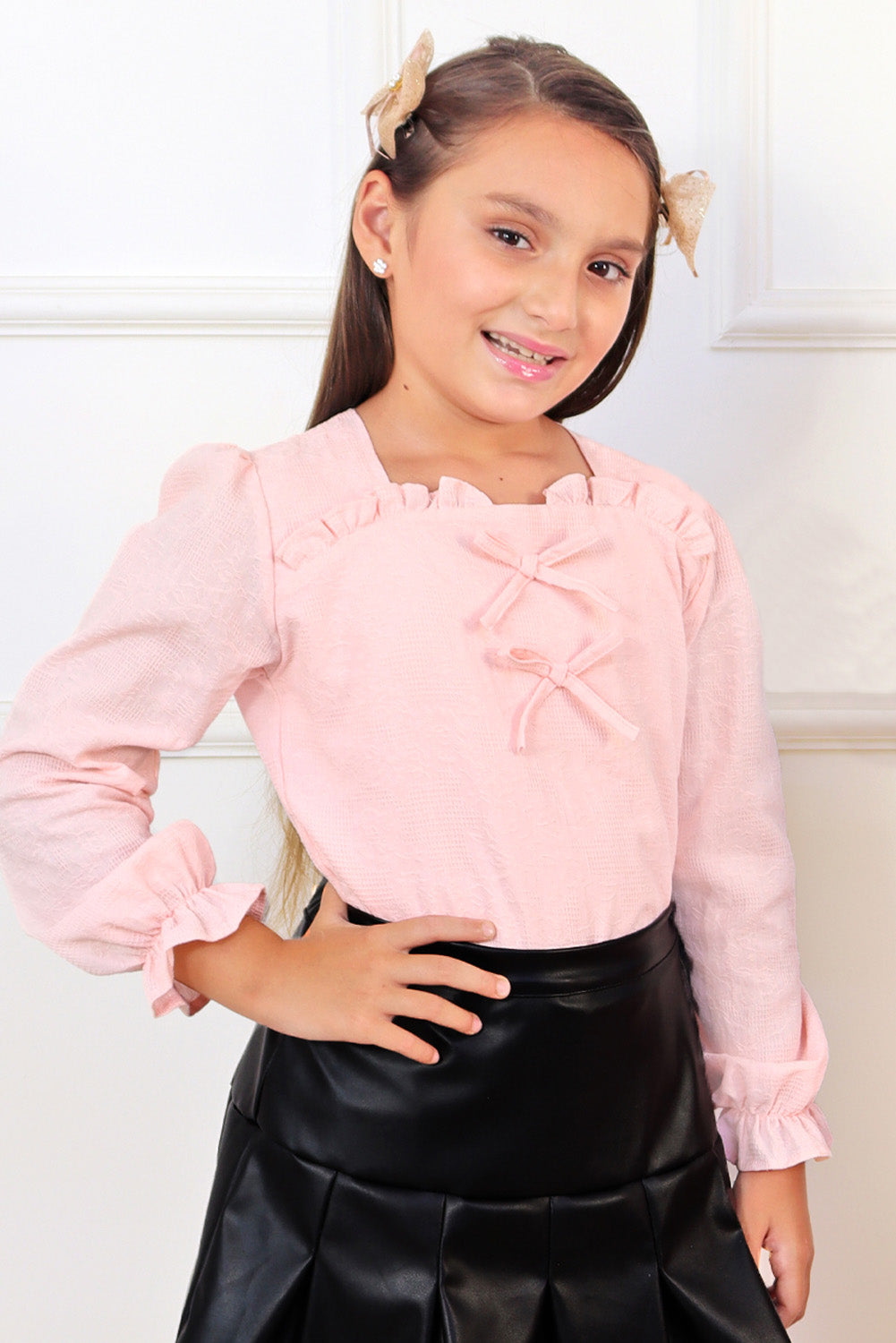 Blusa en Tela Labrada
