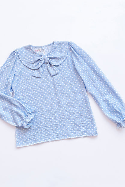 Blusa con cuello Peter Pan