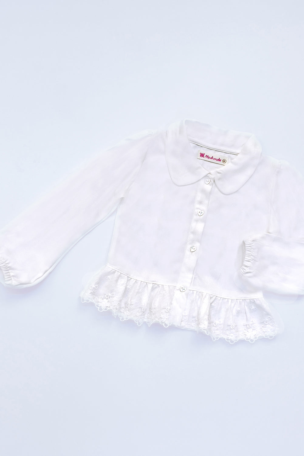 Blusa Manga Larga con Encaje
