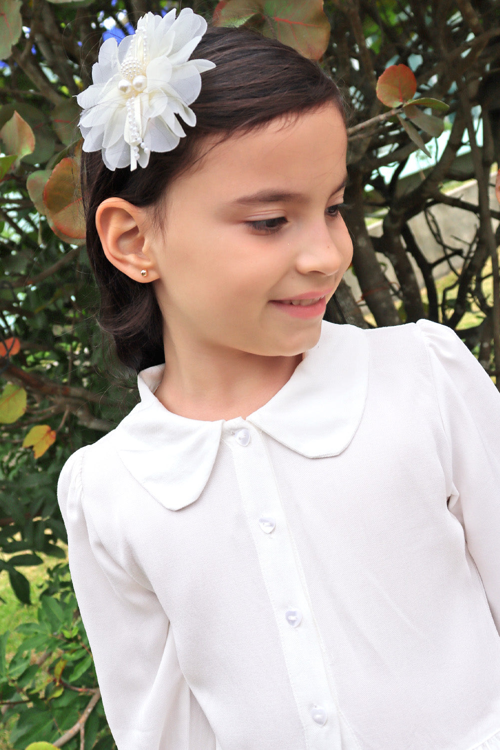 Blusa Manga Larga con Encaje