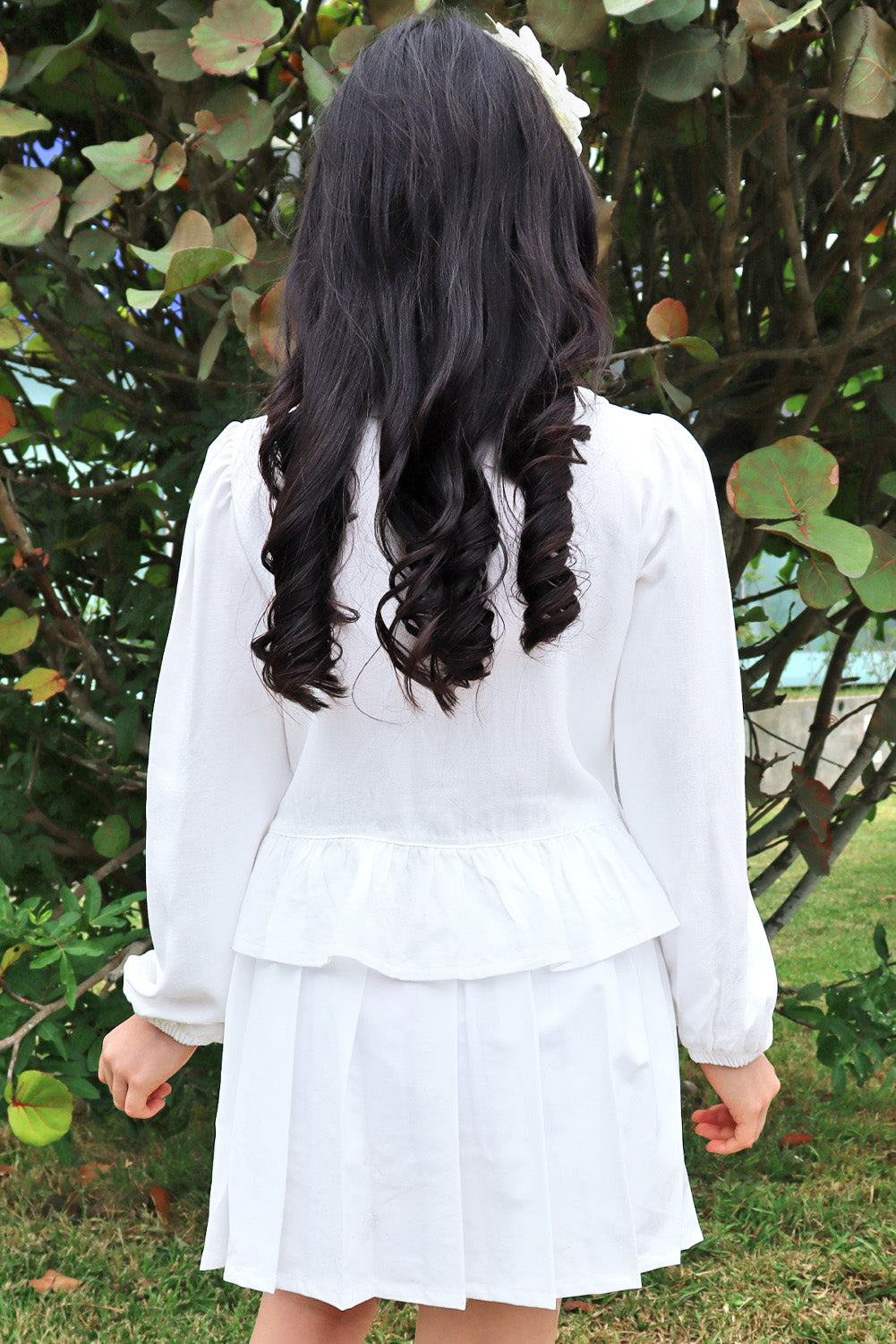 Blusa Manga Larga con Encaje