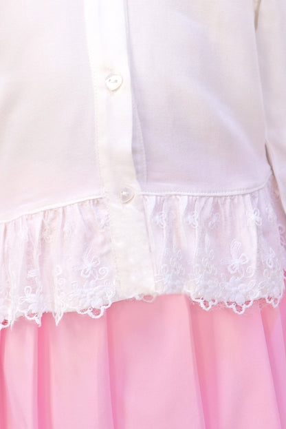 Blusa Manga Larga con Encaje