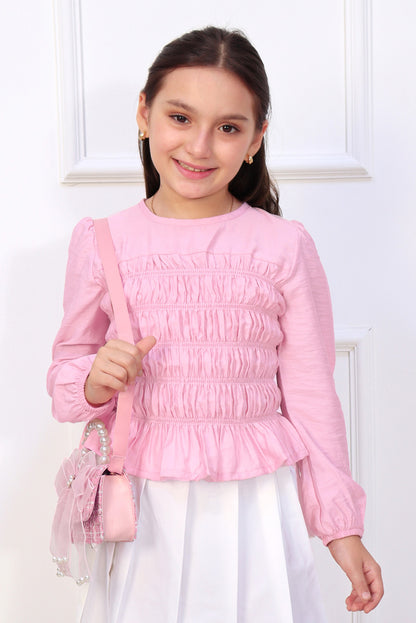 Blusa Manga Larga Multiagujas