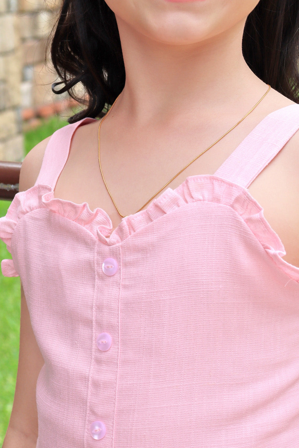Blusa con Tirantes y Escote Corazón