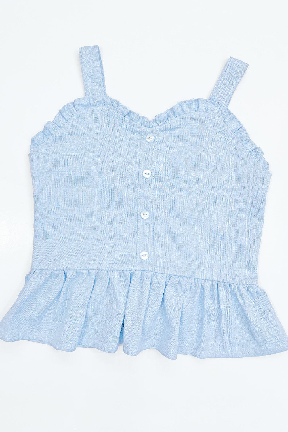 Blusa con Tirantes y Escote Corazón