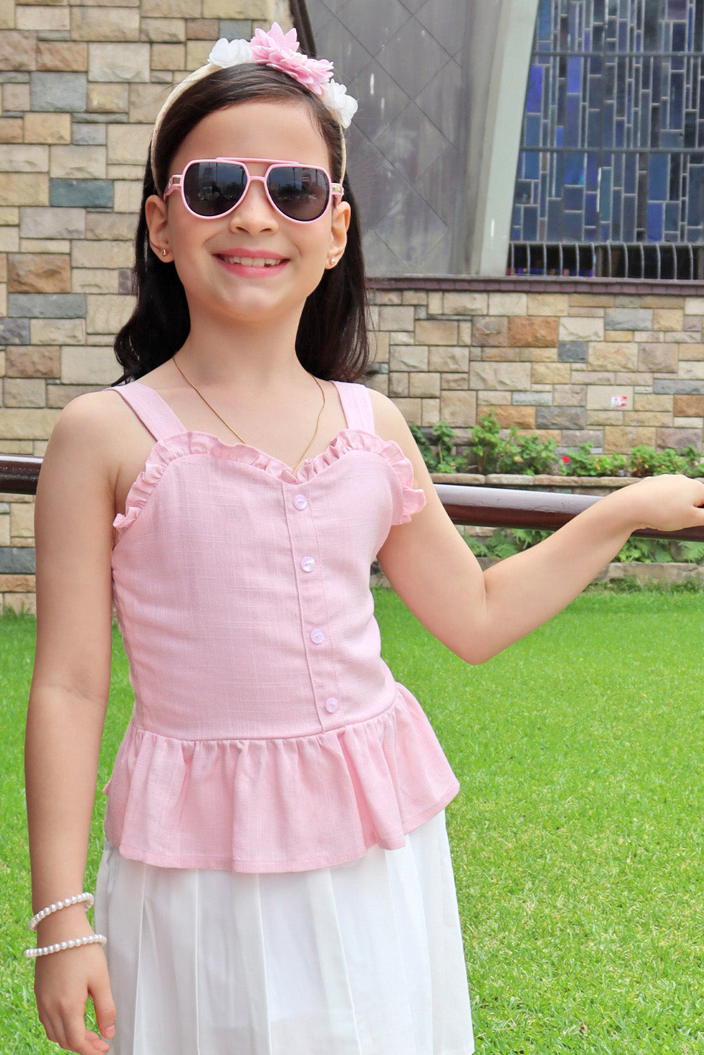 Blusa con Tirantes y Escote Corazón