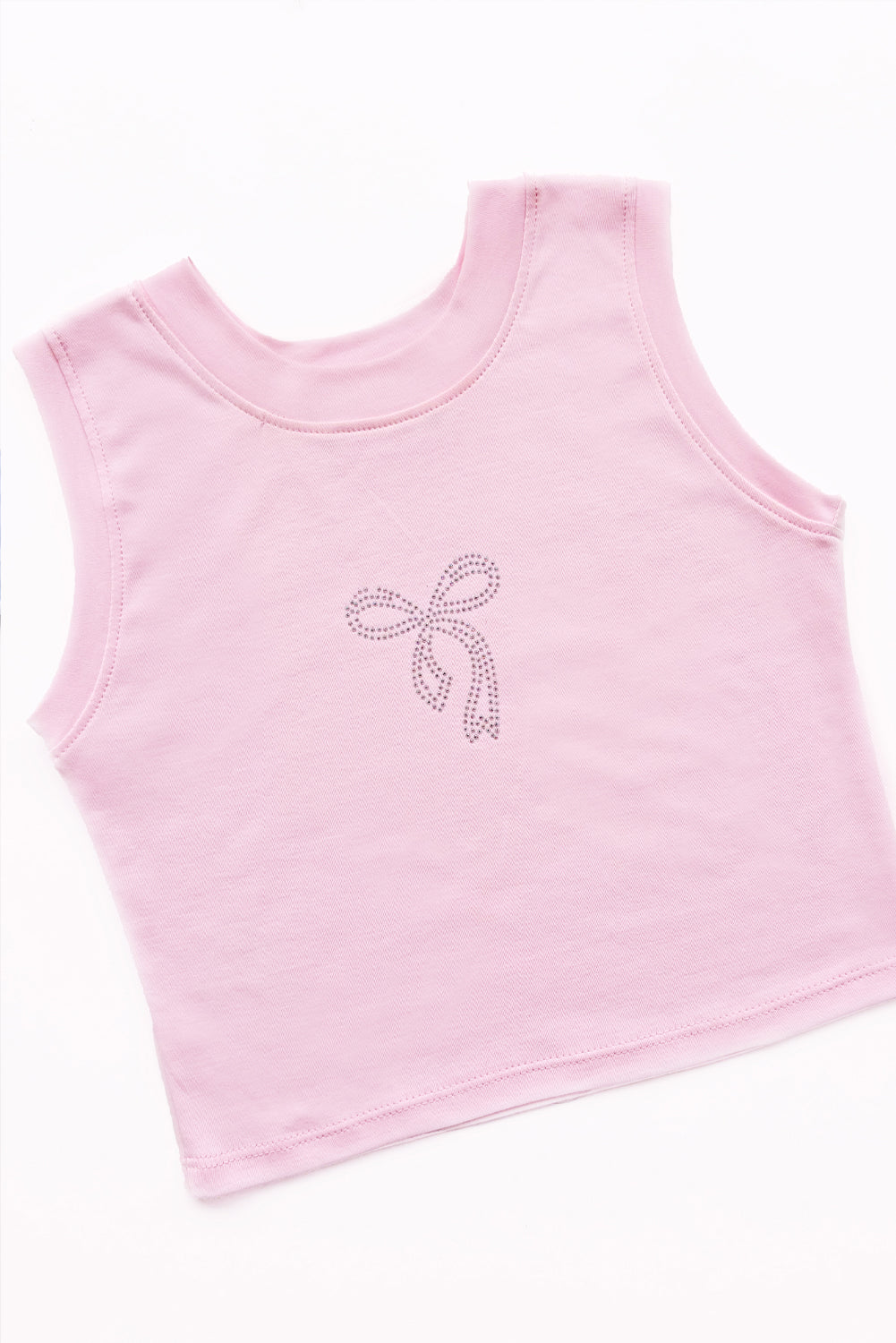 Bividi de algodon pima con Lazo de pedreria