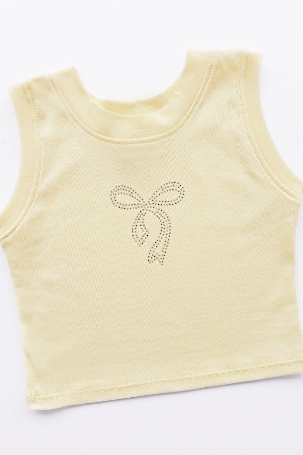 Bividi de algodon pima con Lazo de pedreria