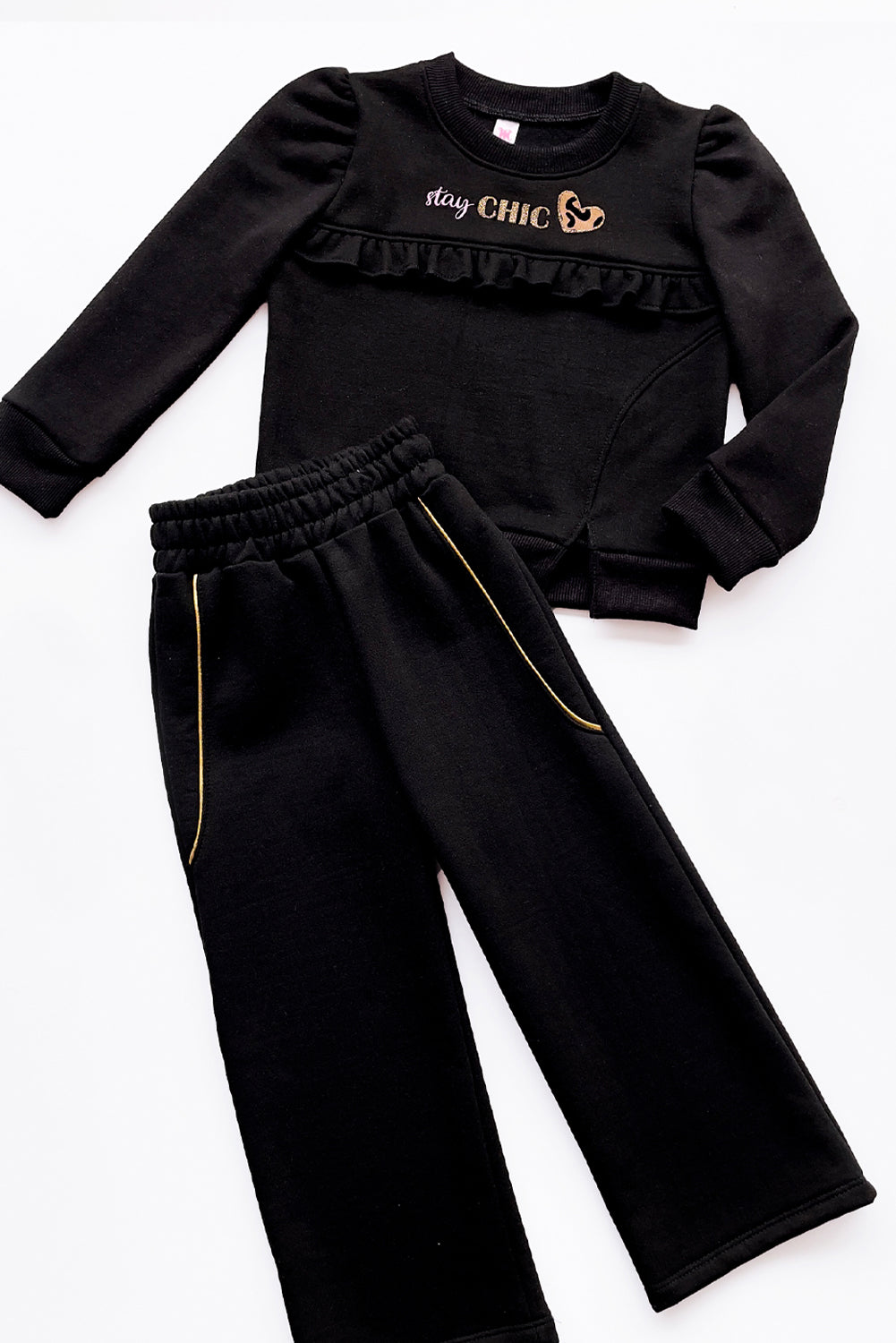 CONJUNTO DE BUZO ASIMETRICO CON PALAZO