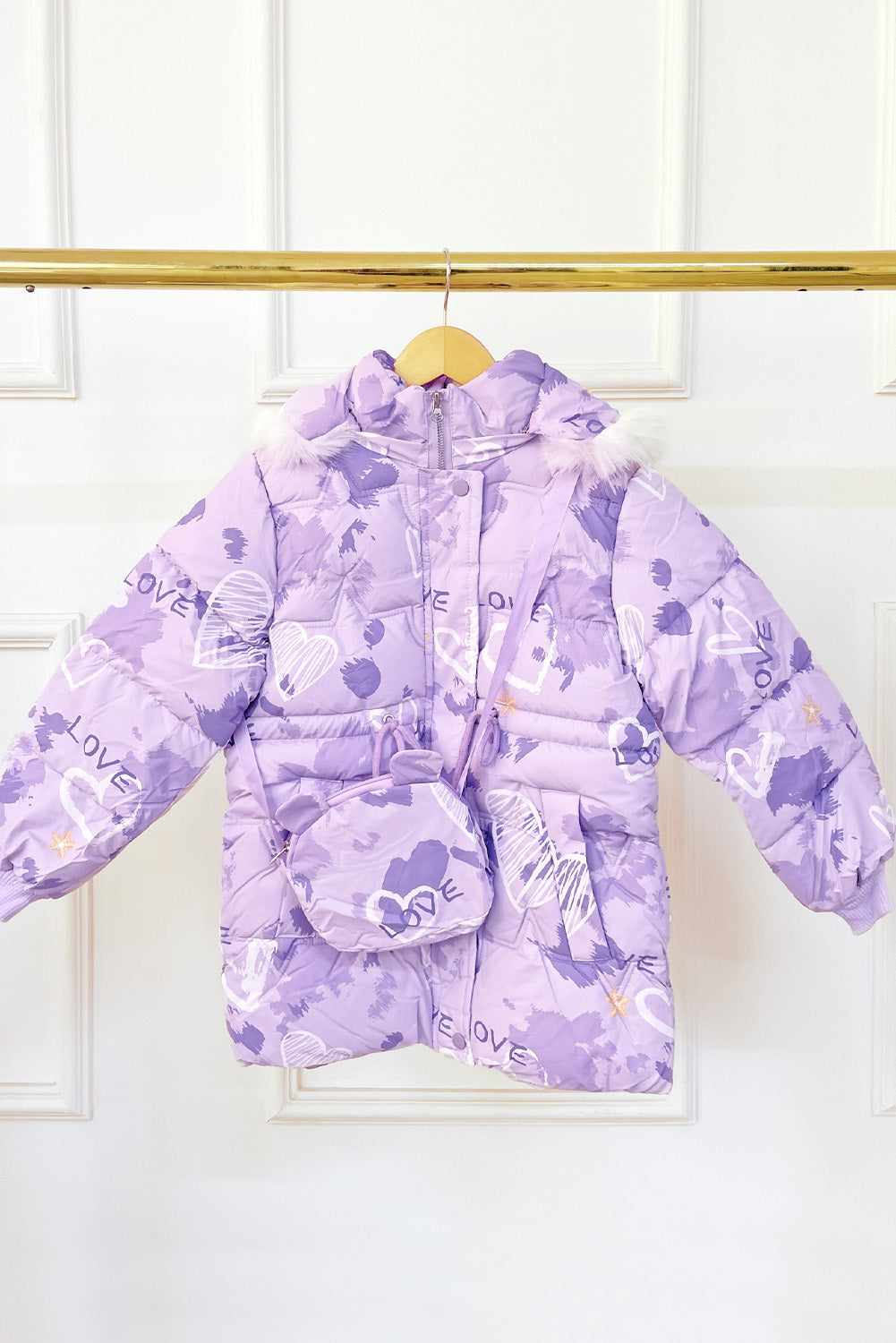 Chaqueta Impermeable Estampada