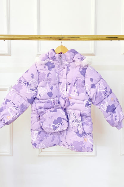 Chaqueta Impermeable Estampada
