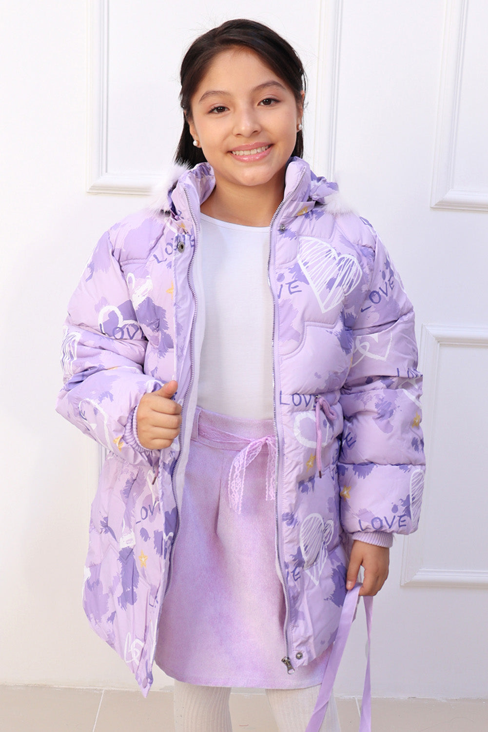 Chaqueta Impermeable Estampada