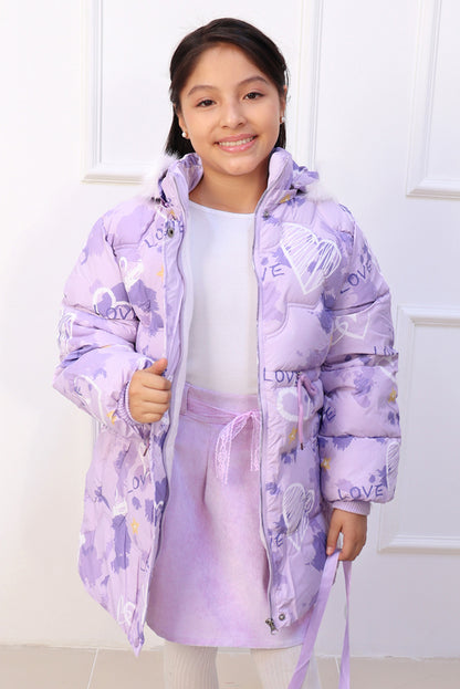 Chaqueta Impermeable Estampada
