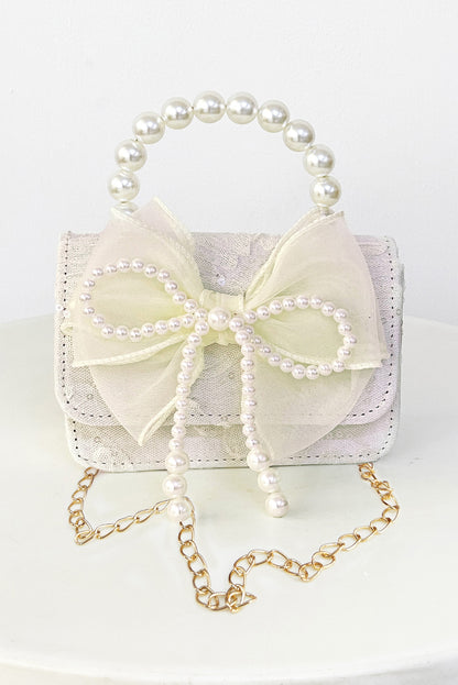 Cartera con Lazo de Tull y Encaje