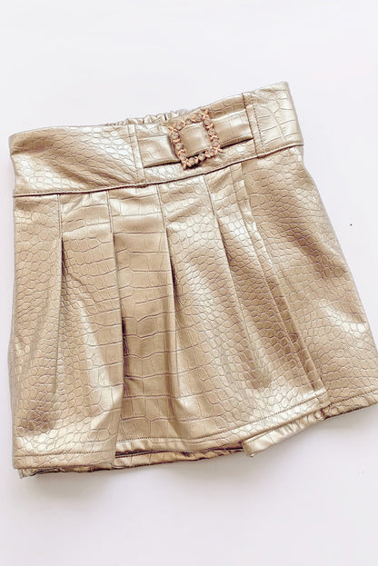 Falda Short con Tableros en Tapa para Niña