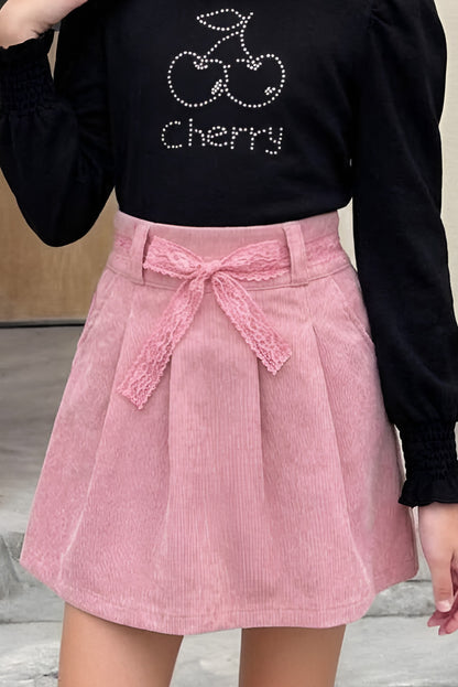 Falda Short con Detalle de Greca