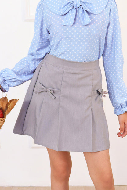 Falda Short Tableada con Bolsillos Funciopnales