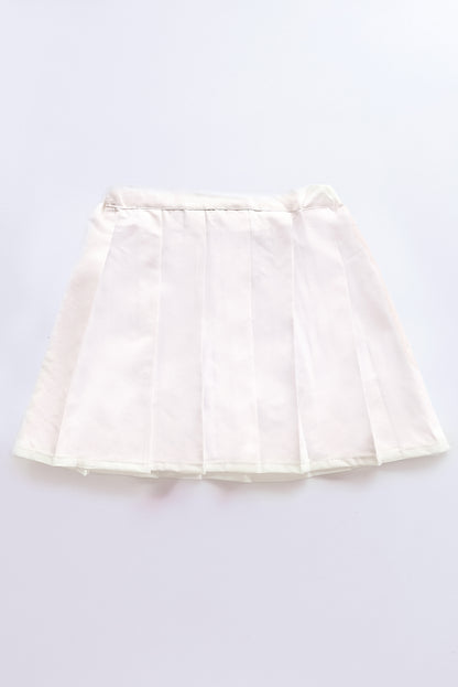 Falda Short Tableada