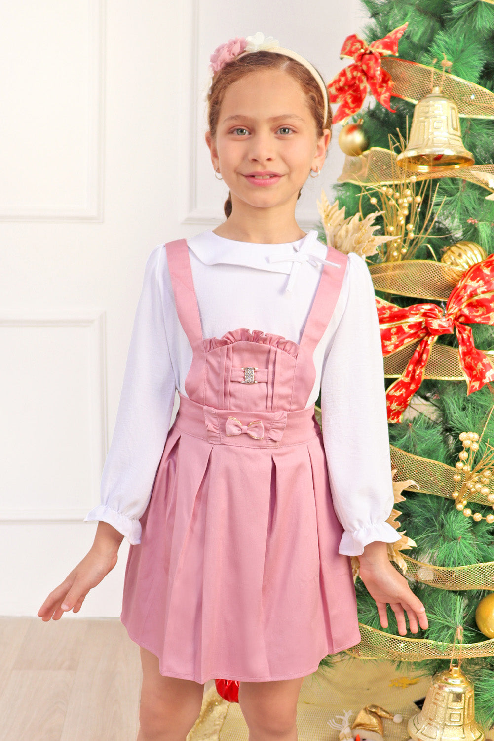 Jumper con Faldón en Tableros y Pasante Dorado