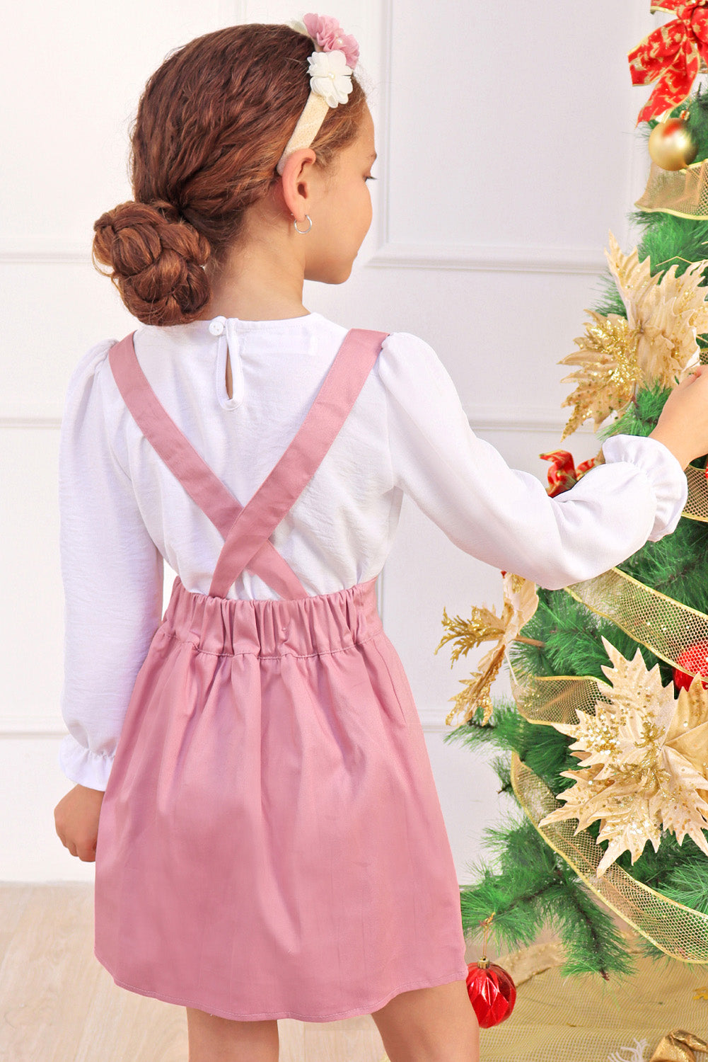 Jumper con Faldón en Tableros y Pasante Dorado