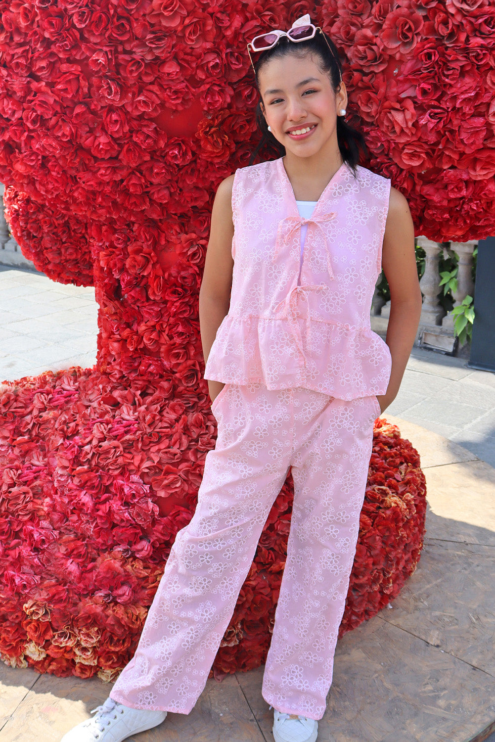 Set de 3 Piezas en Brodery y Algodón Pima