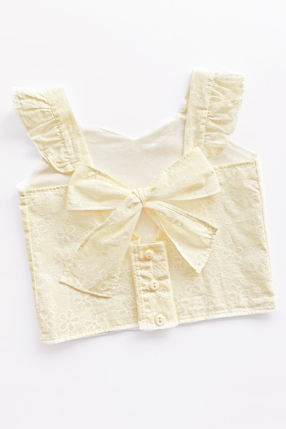 Set de Blusa Escote Corazón y Short en Brodery