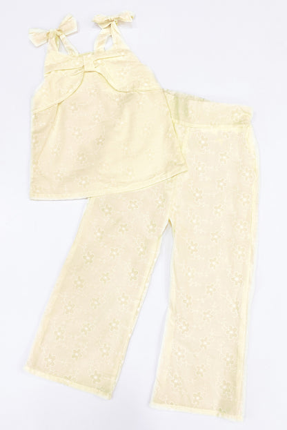 Conjunto de 2 Piezas en Broderie