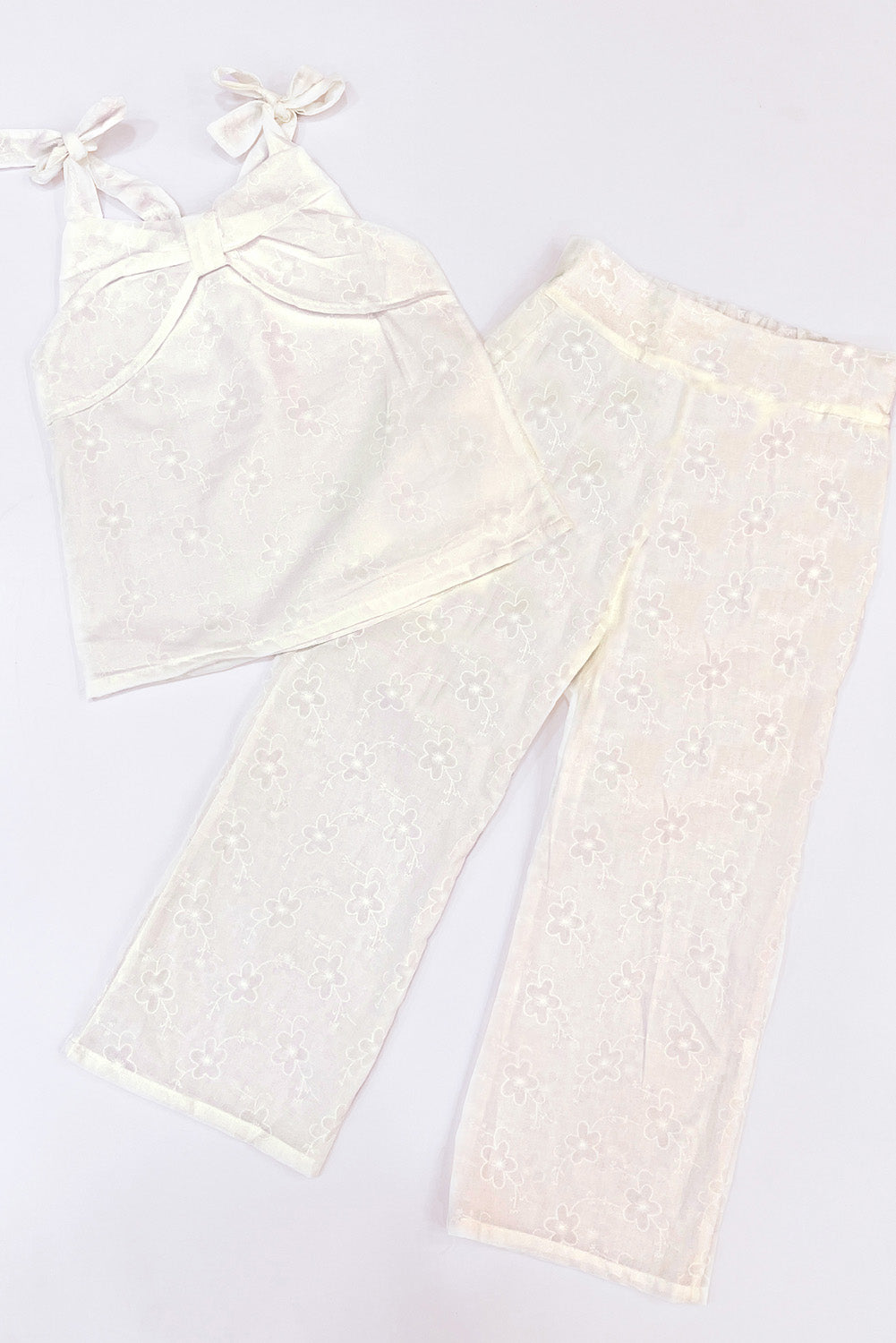 Conjunto de 2 Piezas en Broderie