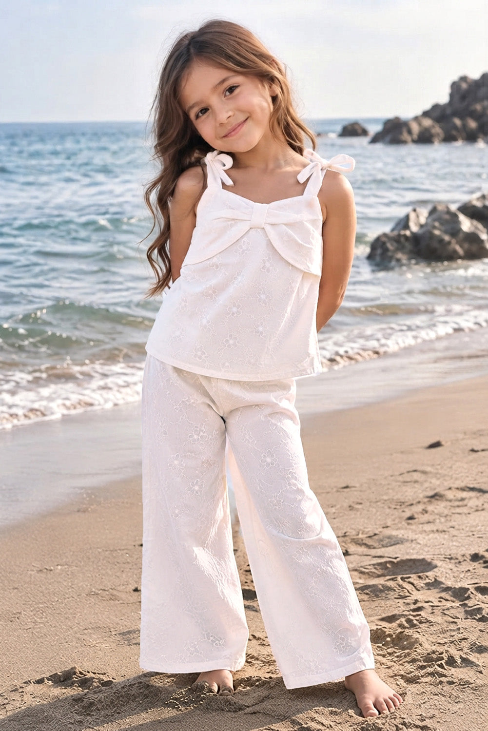 Conjunto de 2 Piezas en Broderie