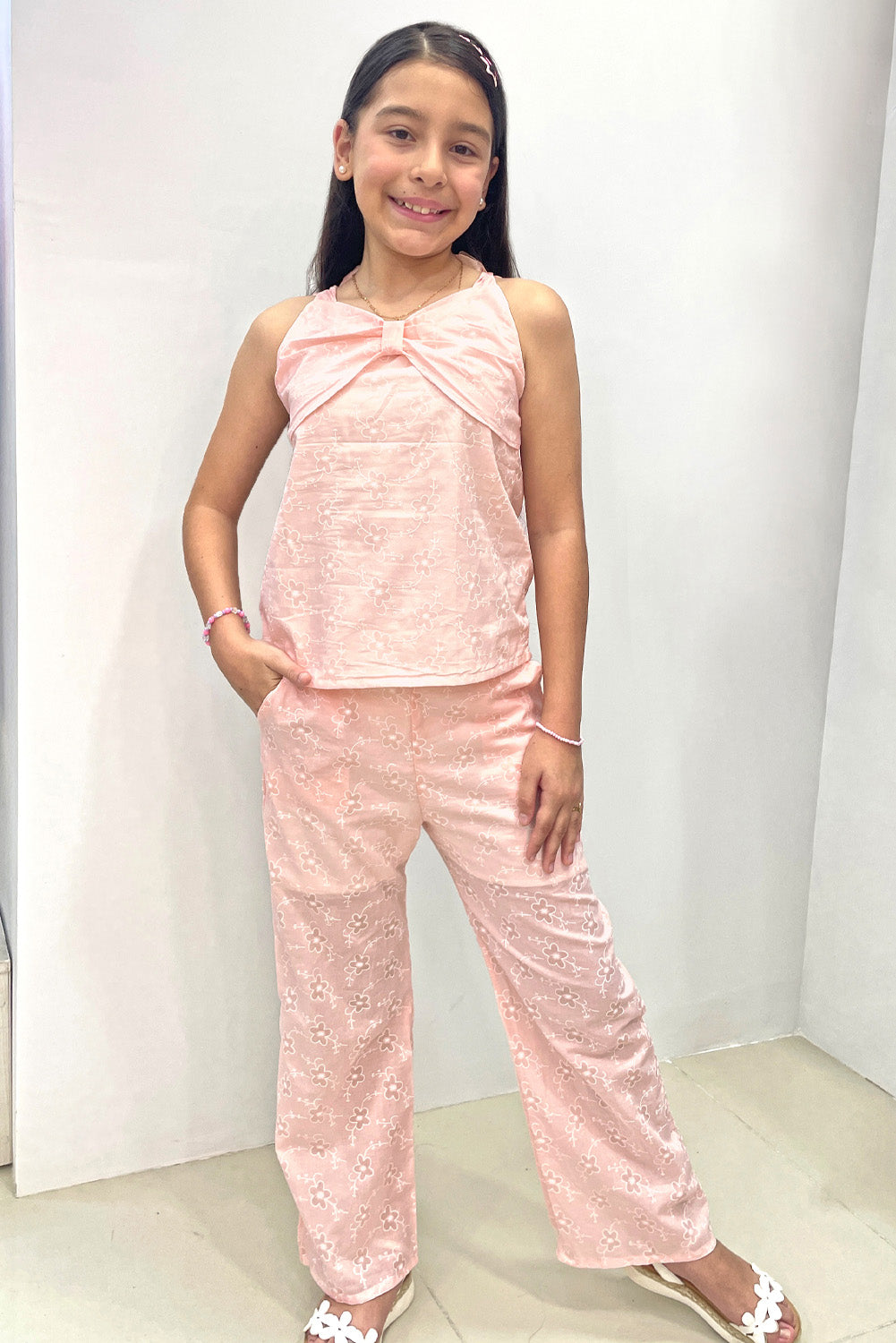 Conjunto de 2 Piezas en Broderie