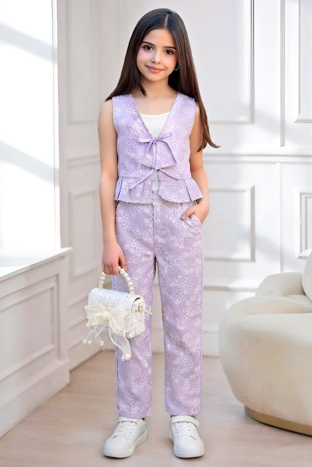 Conjunto de 3 Piezas en Broderie