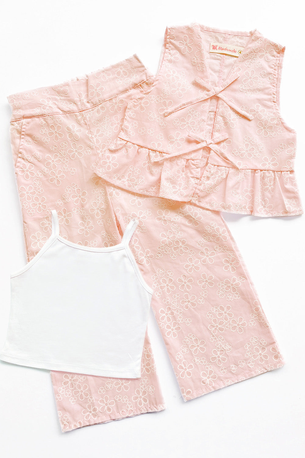 Set de 3 Piezas en Broderie