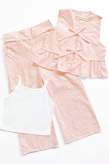 Set de 3 Piezas en Broderie