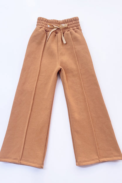 Pantalón buzo con pretina alta