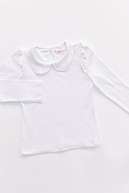 POLO CON CUELLO BB DE ENCAJE