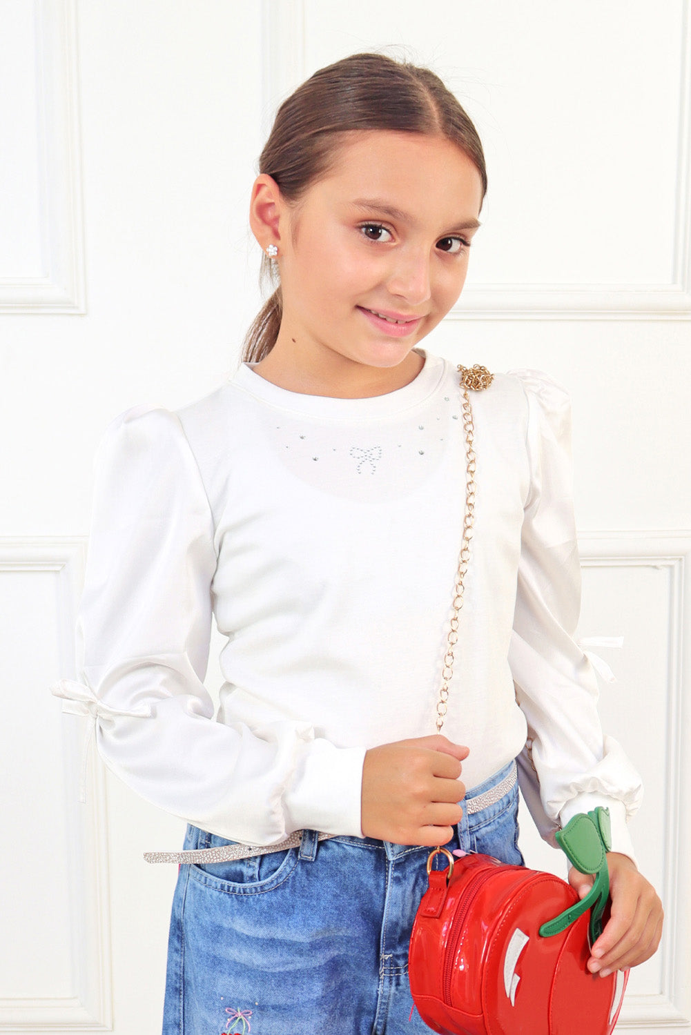 Polo con Mangas de Seda